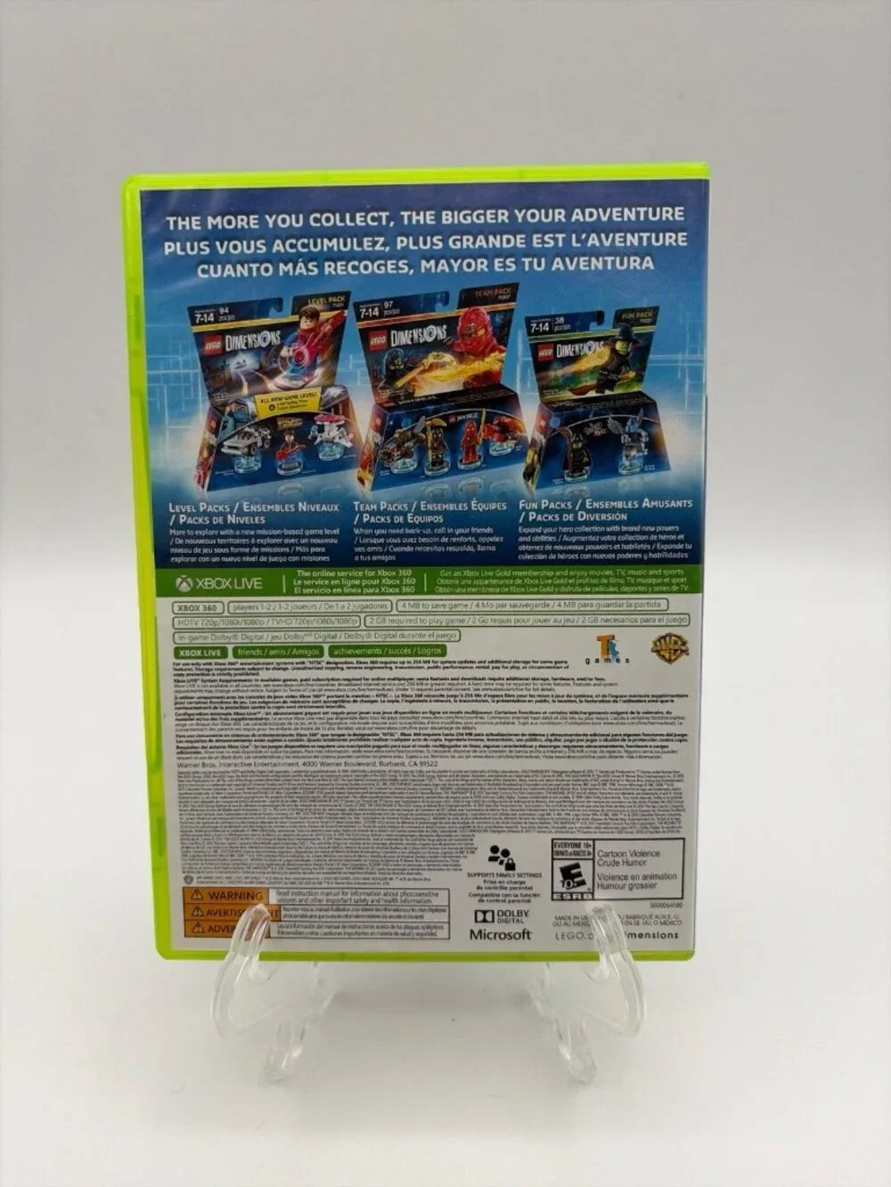 LEGO Dimensions (Microsoft Xbox 360) CIB Complete w/ Manual Tested Working